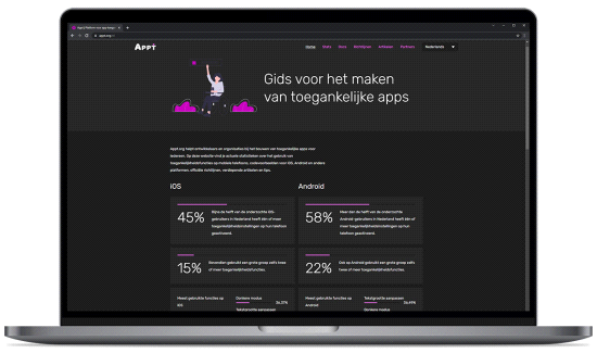 Stichting Appt lanceert gids voor het maken van toegankelijke apps